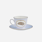 Egg & Feather Breakfast Cup & Saucer