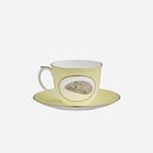 Egg & Feather Breakfast Cup & Saucer