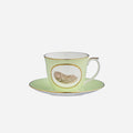 Egg & Feather Breakfast Cup & Saucer
