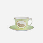 Egg & Feather Breakfast Cup & Saucer