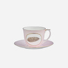 Egg & Feather Breakfast Cup & Saucer