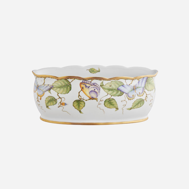 Exotic Butterfly Oval Cachepot