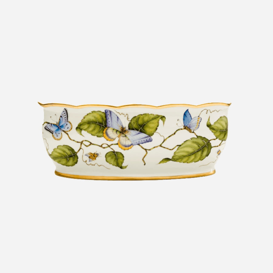 Anna Weatherley Exotic Butterfly Oval Cachepot