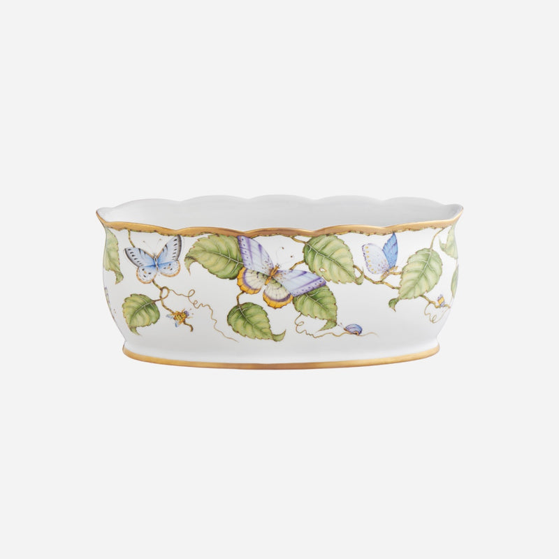 Exotic Butterfly Oval Cachepot
