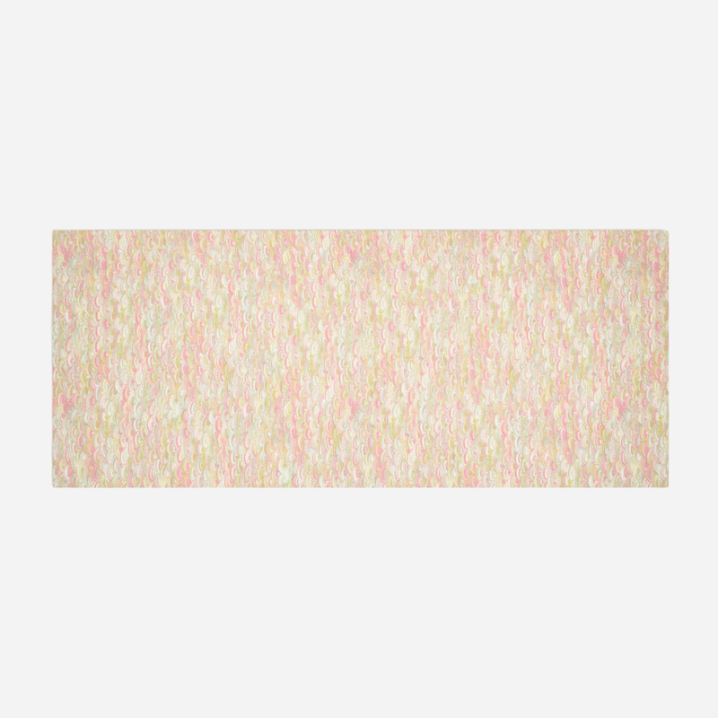 Fan Marble Pink & Green Tablecloth