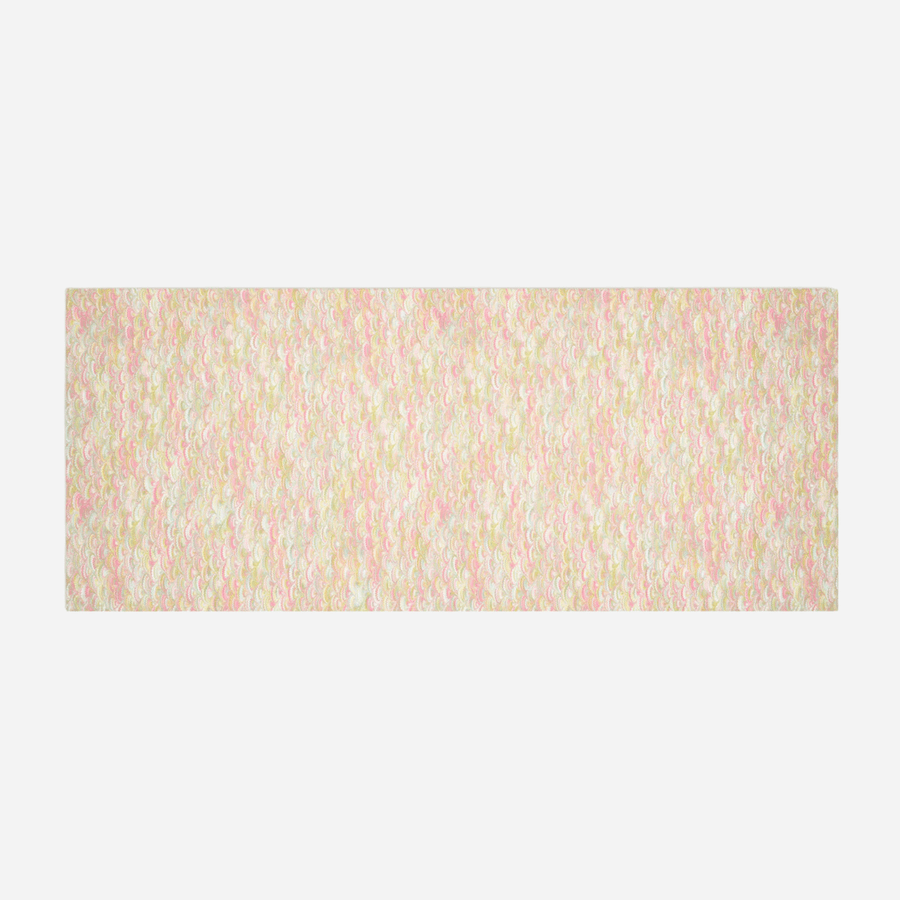 Summerill & Bishop Fan Marble Pink & Green Tablecloth