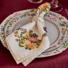 Mother of Pearl Garland Napkin Ring - Set of 4