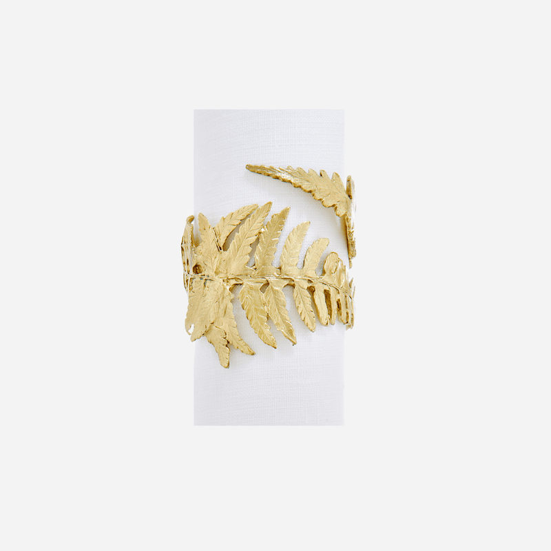 Fern Napkin Ring - Set of 4
