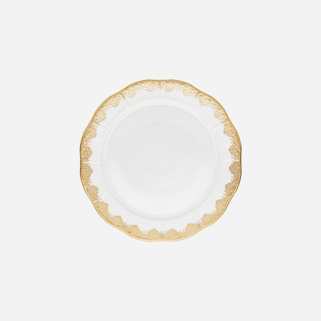Fish Scale Gold Charger Plate