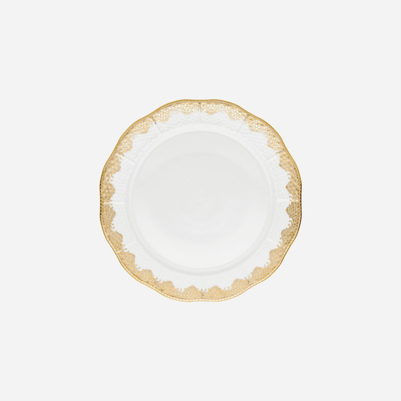 Fish Scale Gold Charger Plate