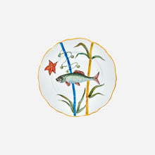 Load image into Gallery viewer, Fish &amp; Bamboo Dinner Plate
