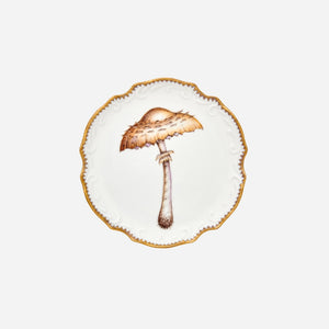 Forest Forage Scalloped Appetiser Plate - Set of 4