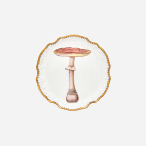 Forest Forage Scalloped Appetiser Plate - Set of 4
