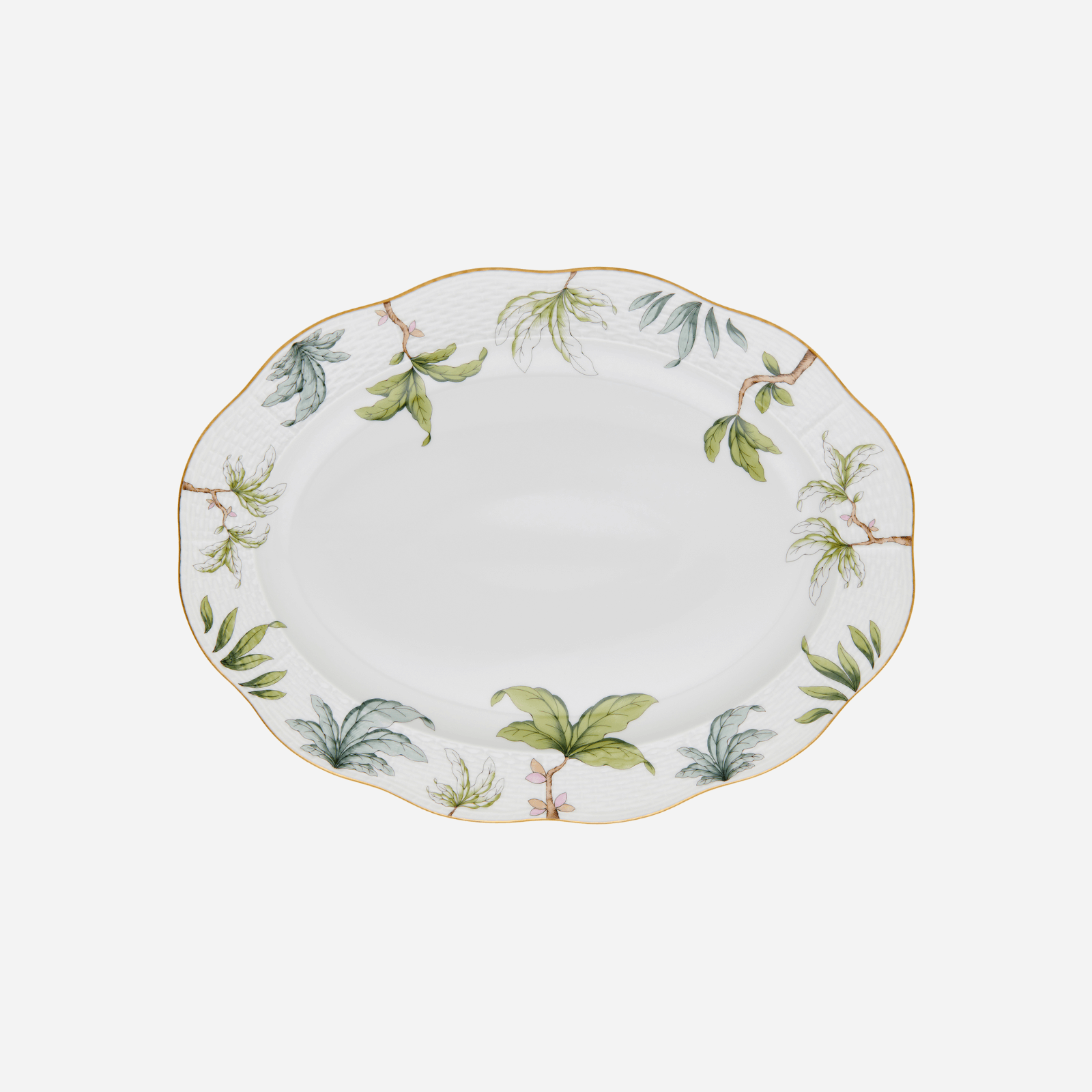 Foret Foliage Oval Platter Large