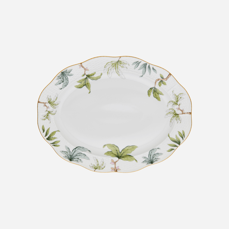 Foret Foliage Oval Platter Large