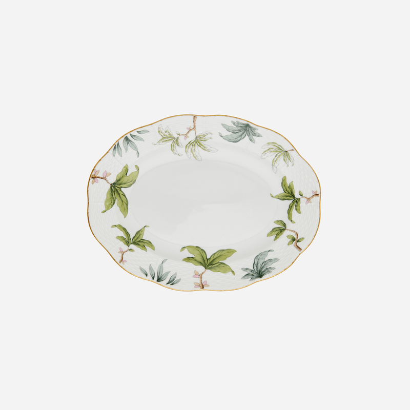 Foret Foliage Oval Platter Small