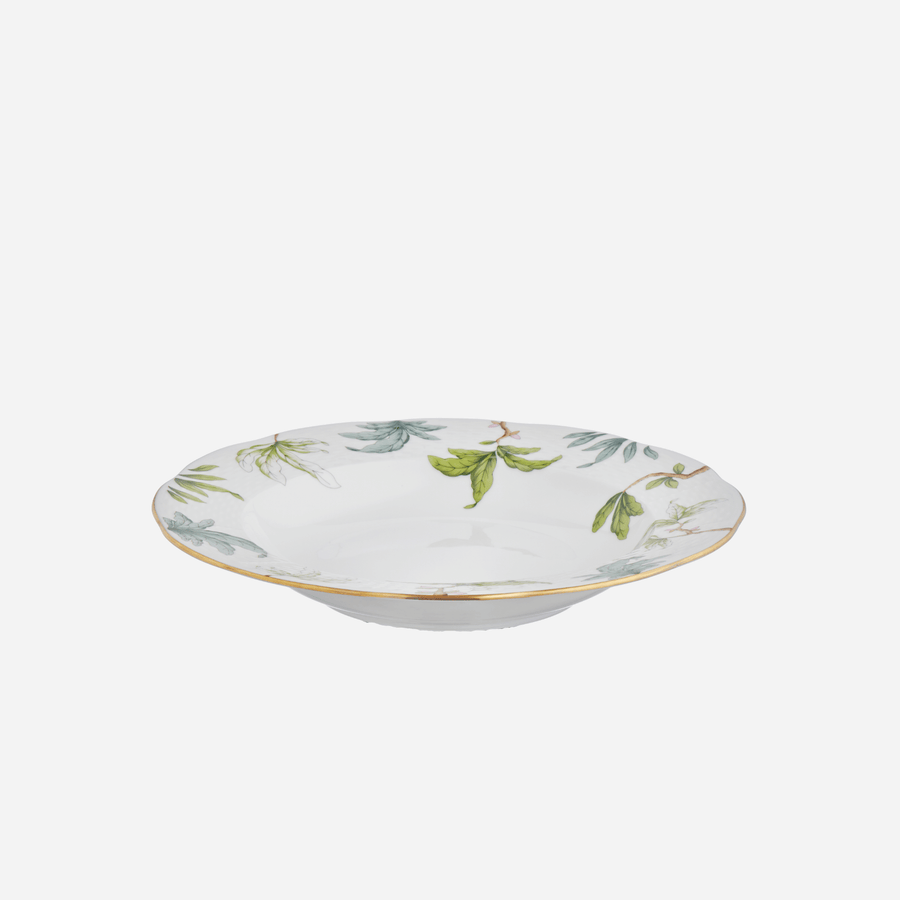Herend Foret Foliage Soup Plate