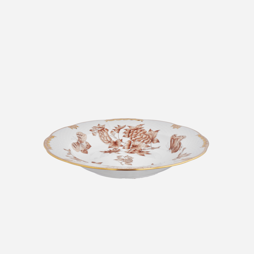 Fortuna Soup Plate Antique Brown