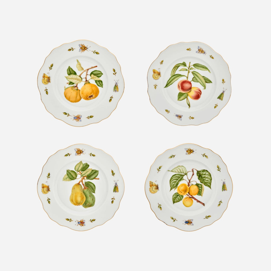 Anna Weatherley Redouté Dessert Plate - Set of 4