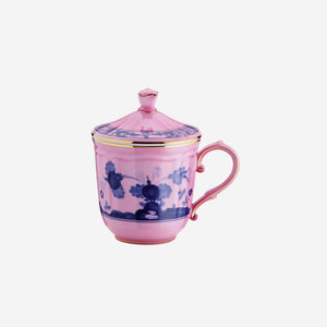 Oriente Italiano Mug with Lid Azalea