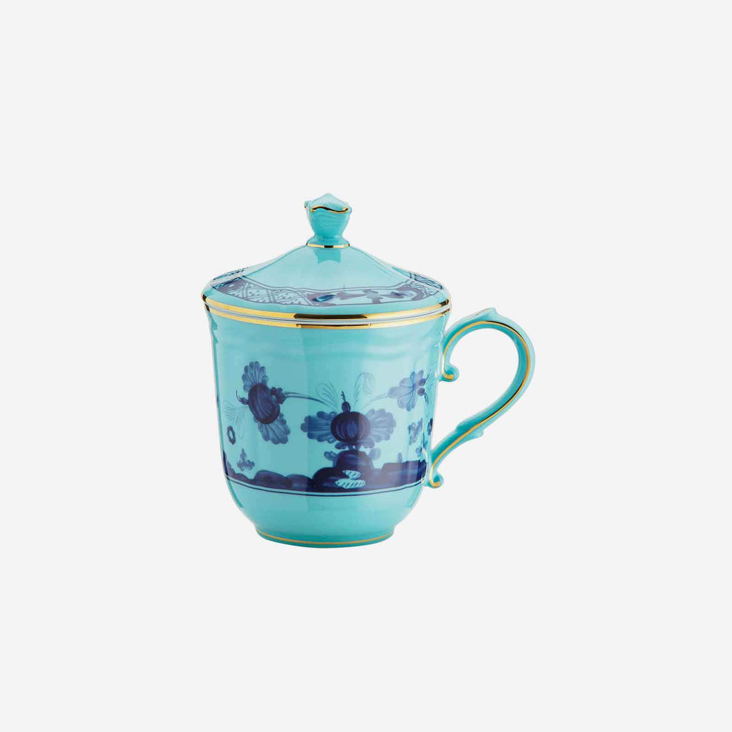 Oriente Italiano Mug with Lid Iris