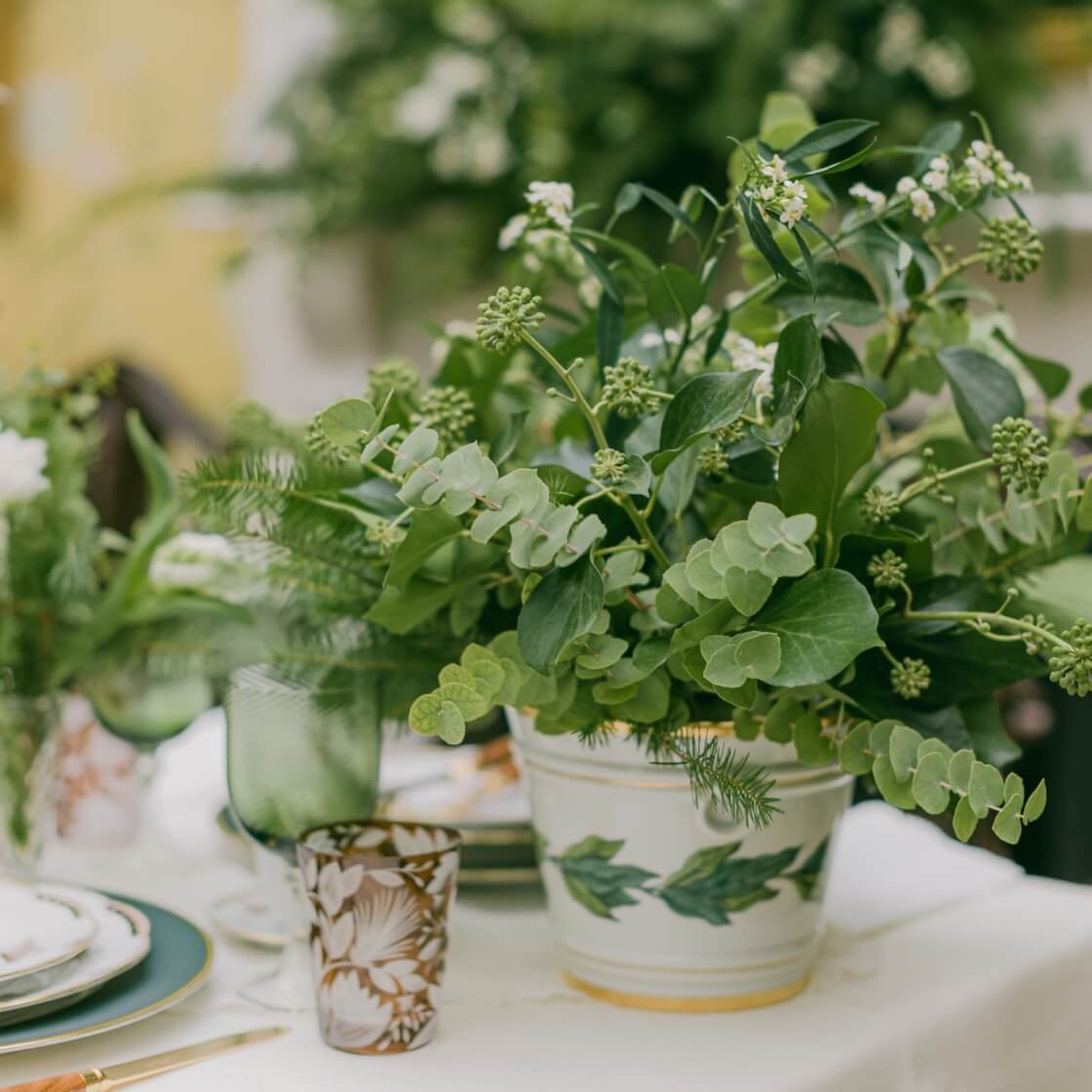 Vine Leaves Cachepot