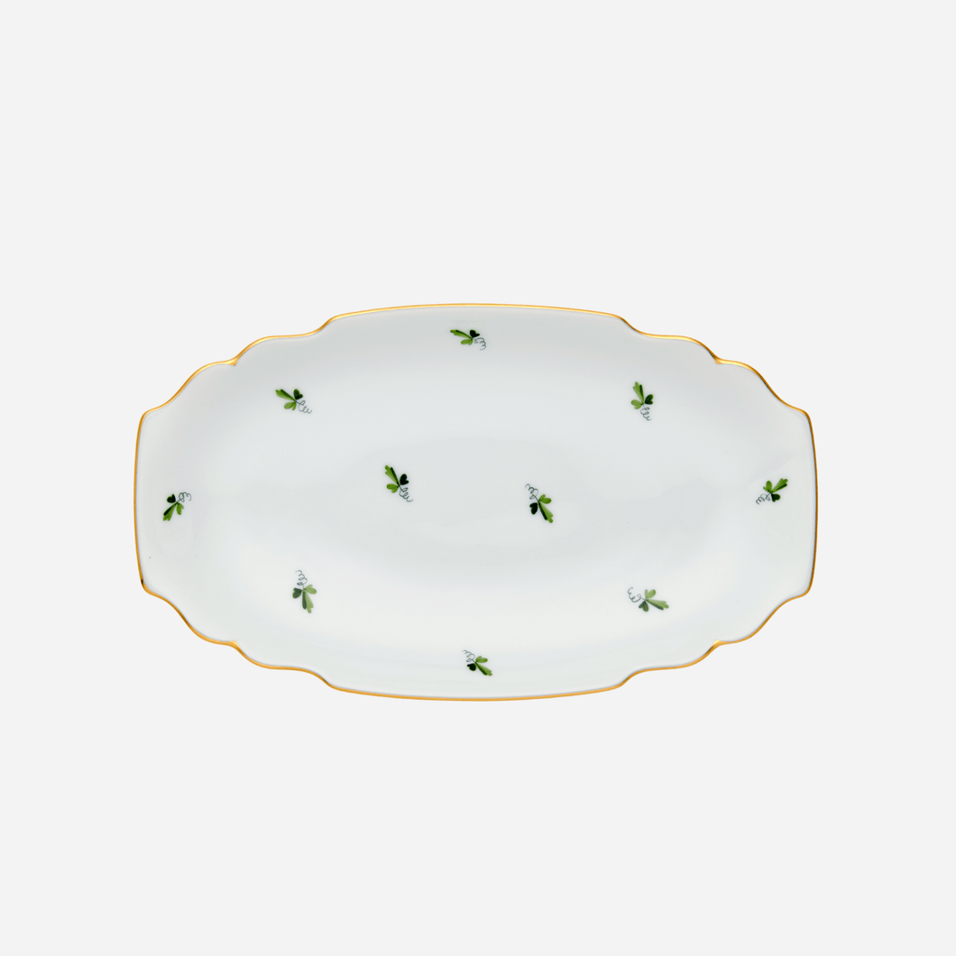 Grape Leaves Oval Platter - Small