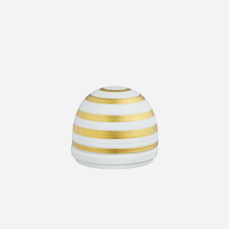Hémisphère Gold Stripe Butter Dish