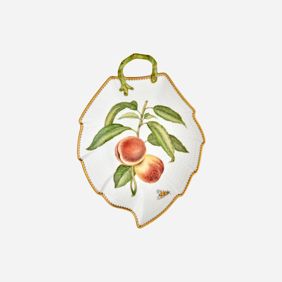 Anna Weatherley Heirloom Orchard Peach Leaf Dish