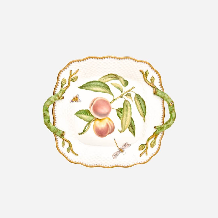 Anna Weatherley Heirloom Orchard Peach Serving Platter with Handles