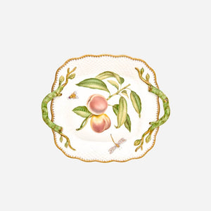 Heirloom Orchard Peach Serving Platter with Handles