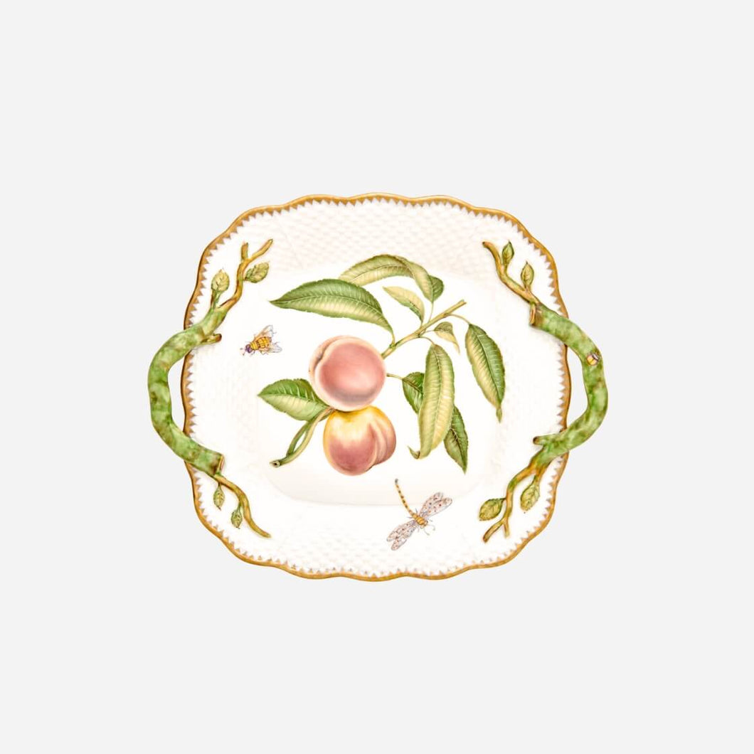 Heirloom Orchard Peach Serving Platter with Handles