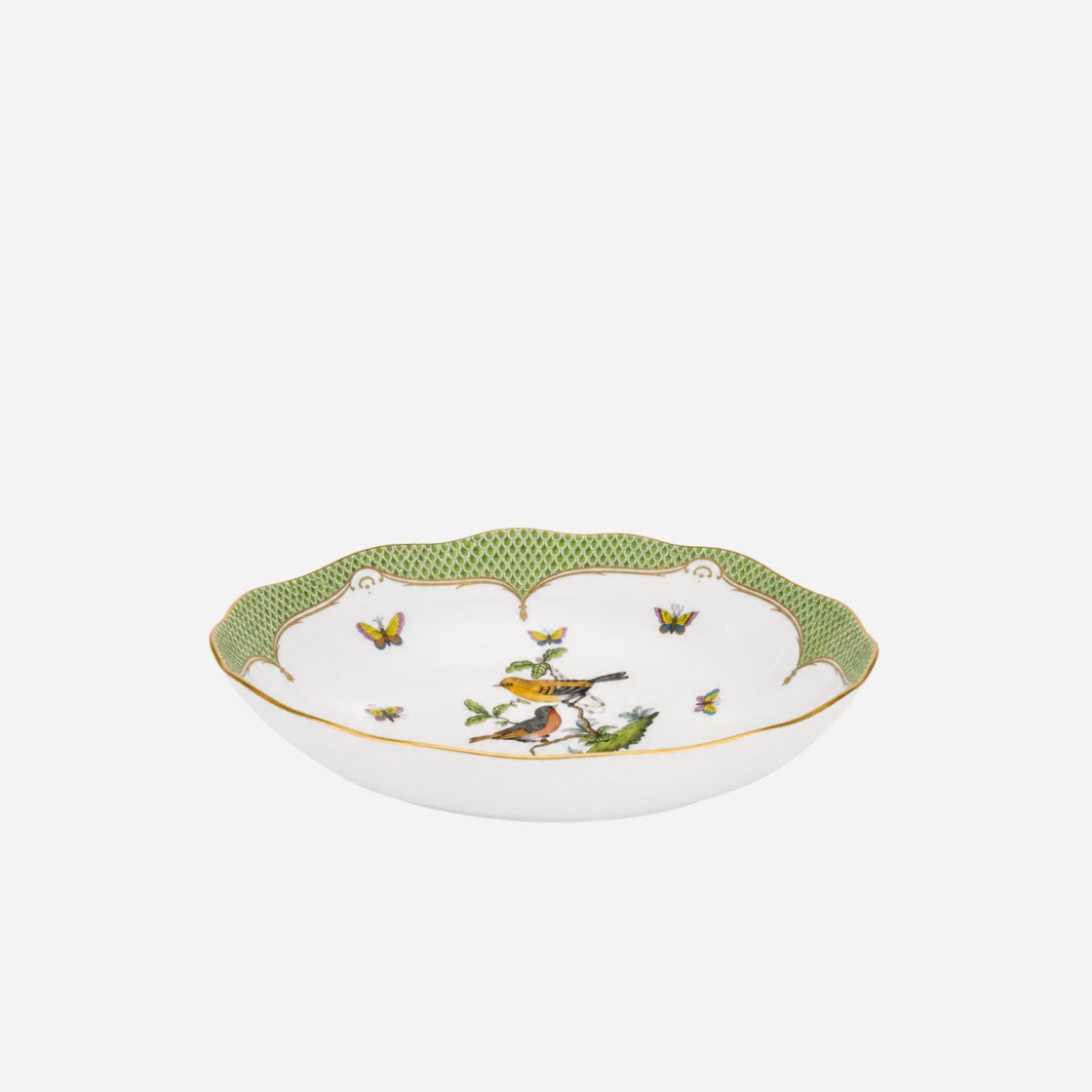 Rothschild Bird Fish Scale Round Serving Dish