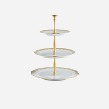 Fish Scale Gold 3-Tier Cake Stand