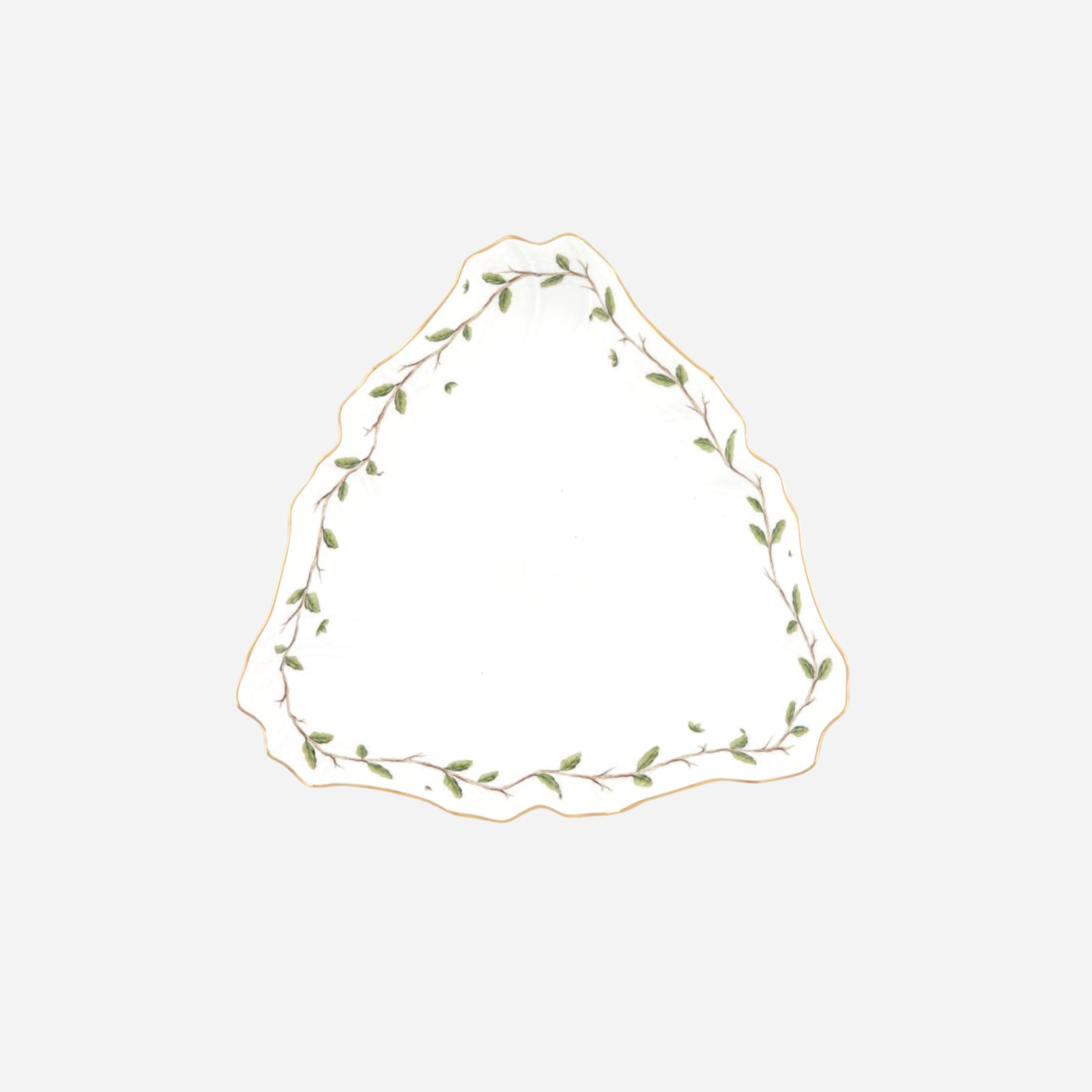 Ivy Garden Triangle Leaf Dish