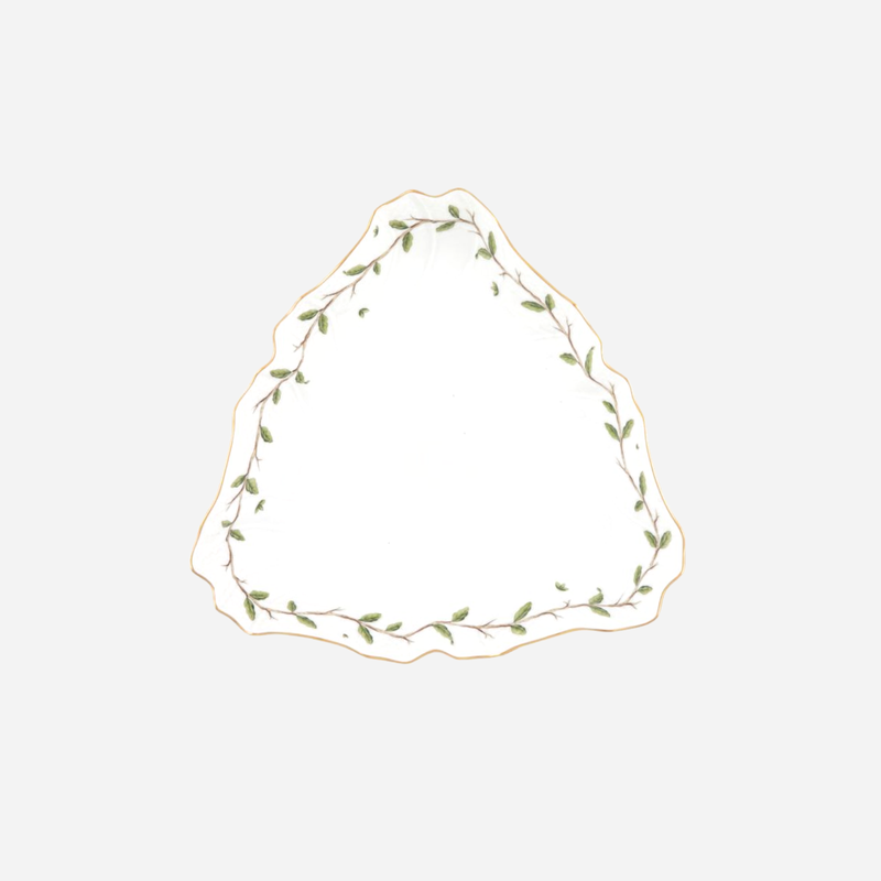 Ivy Garden Triangle Leaf Dish