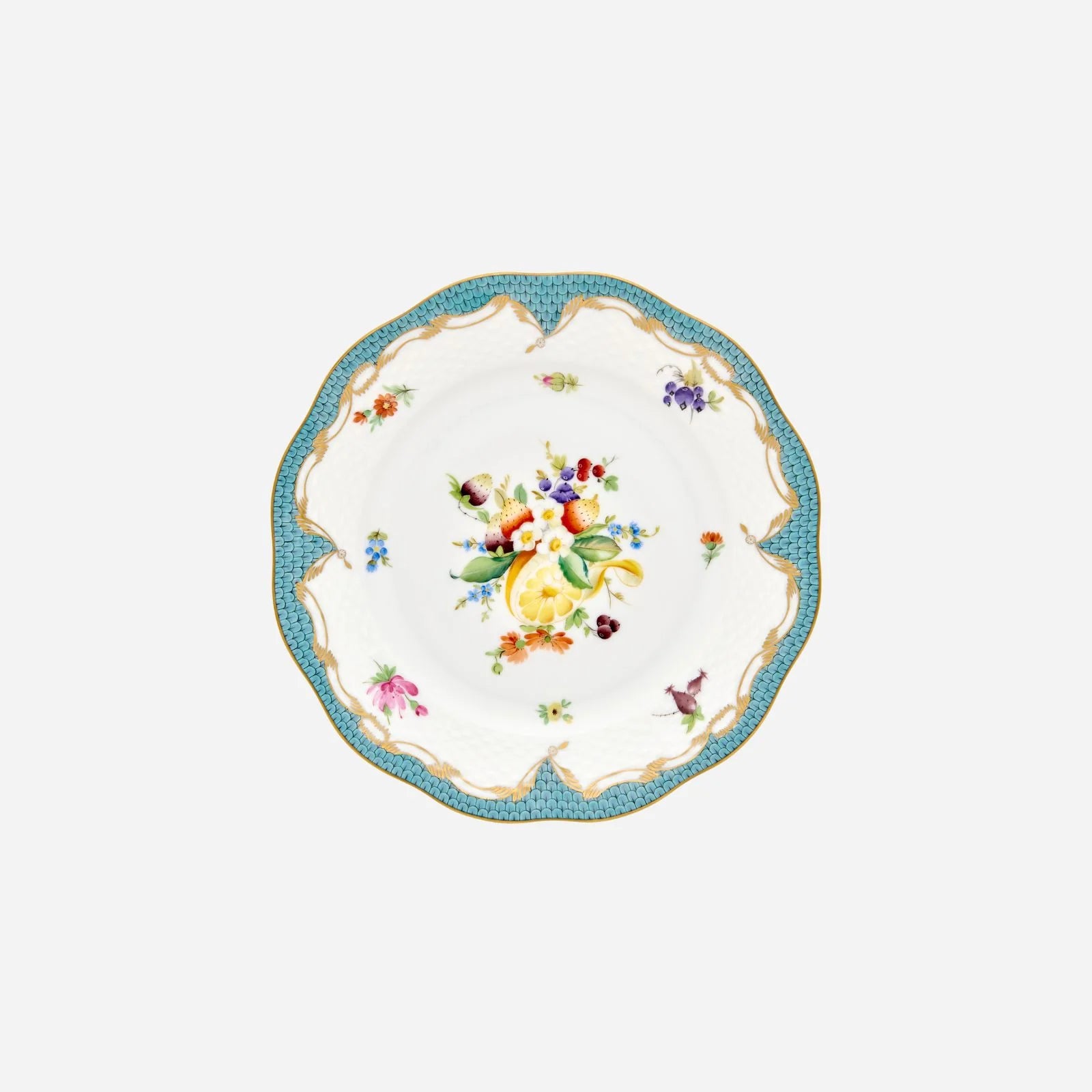 Fruits & Flowers Dessert Plate