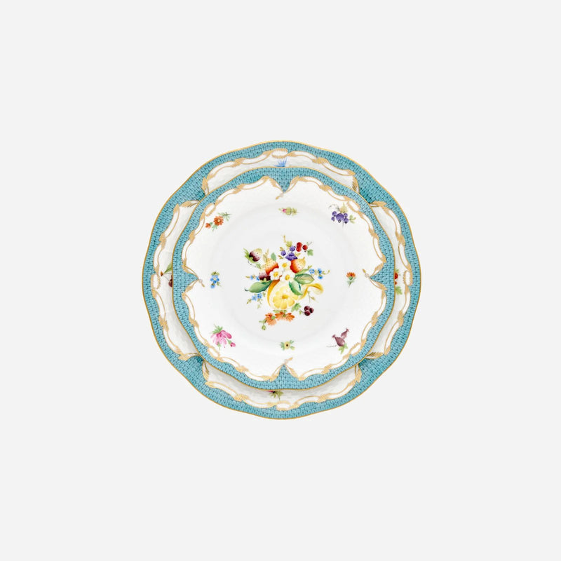 Fruits & Flowers Dessert Plate