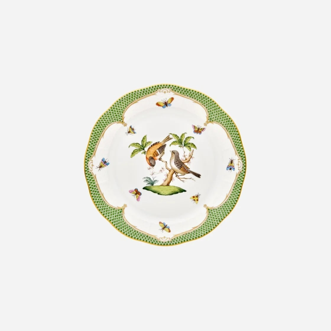 Rothschild Bird Fish Scale Dinner Plate - Set of 12