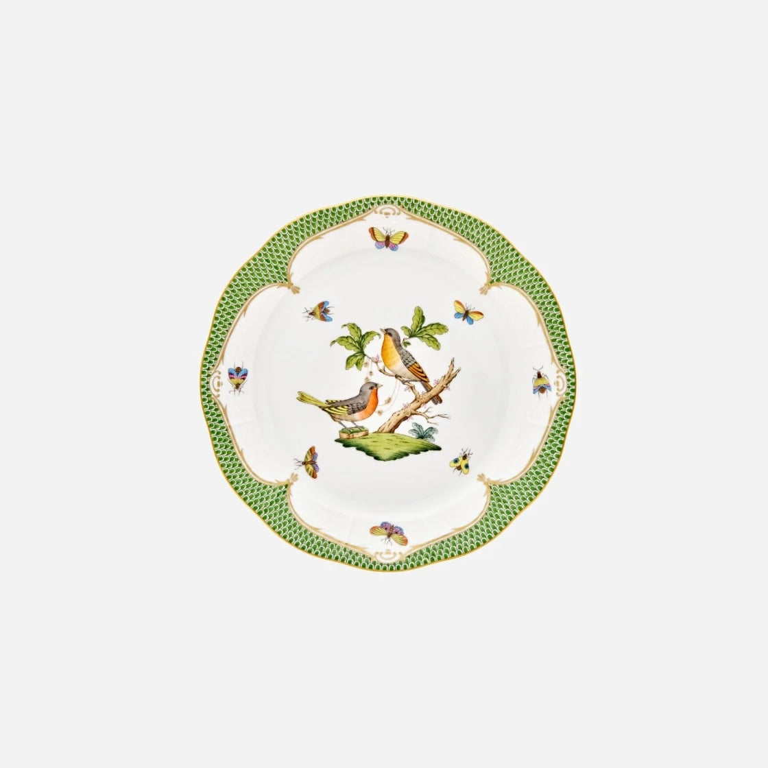 Rothschild Bird Fish Scale Dinner Plate - Set of 12