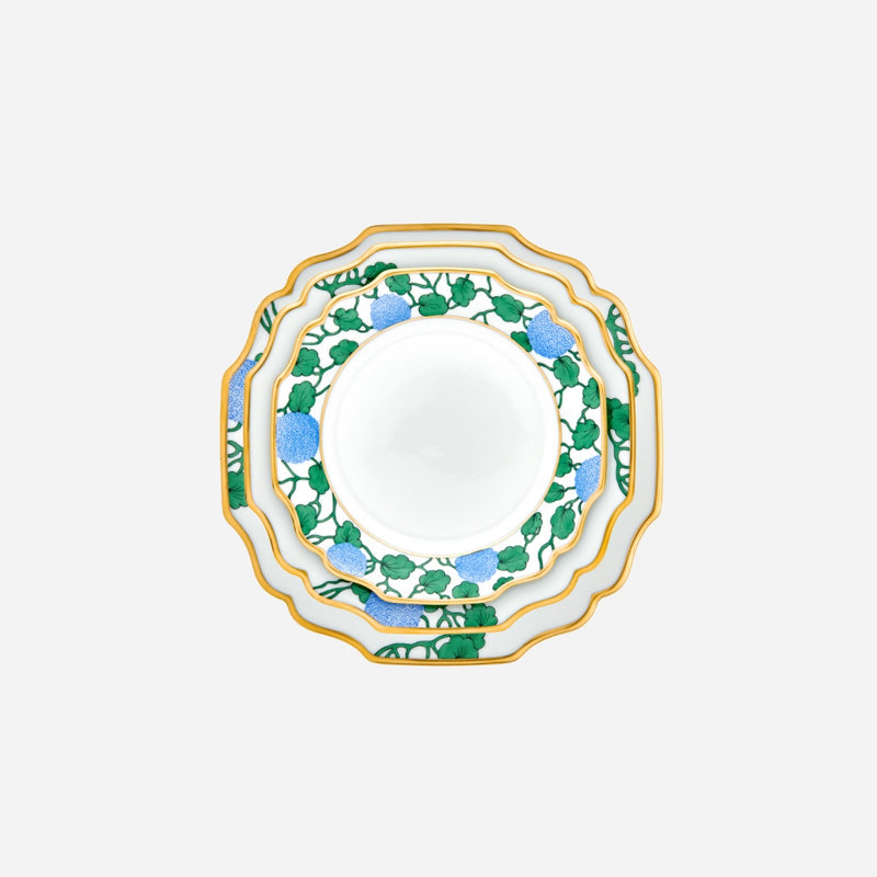 Hydrangea Dessert Plate