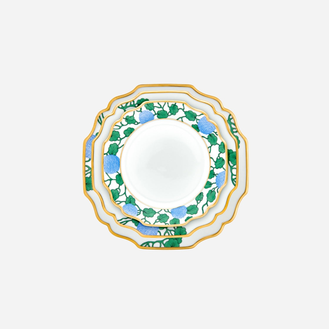 Hydrangea Bread Plate