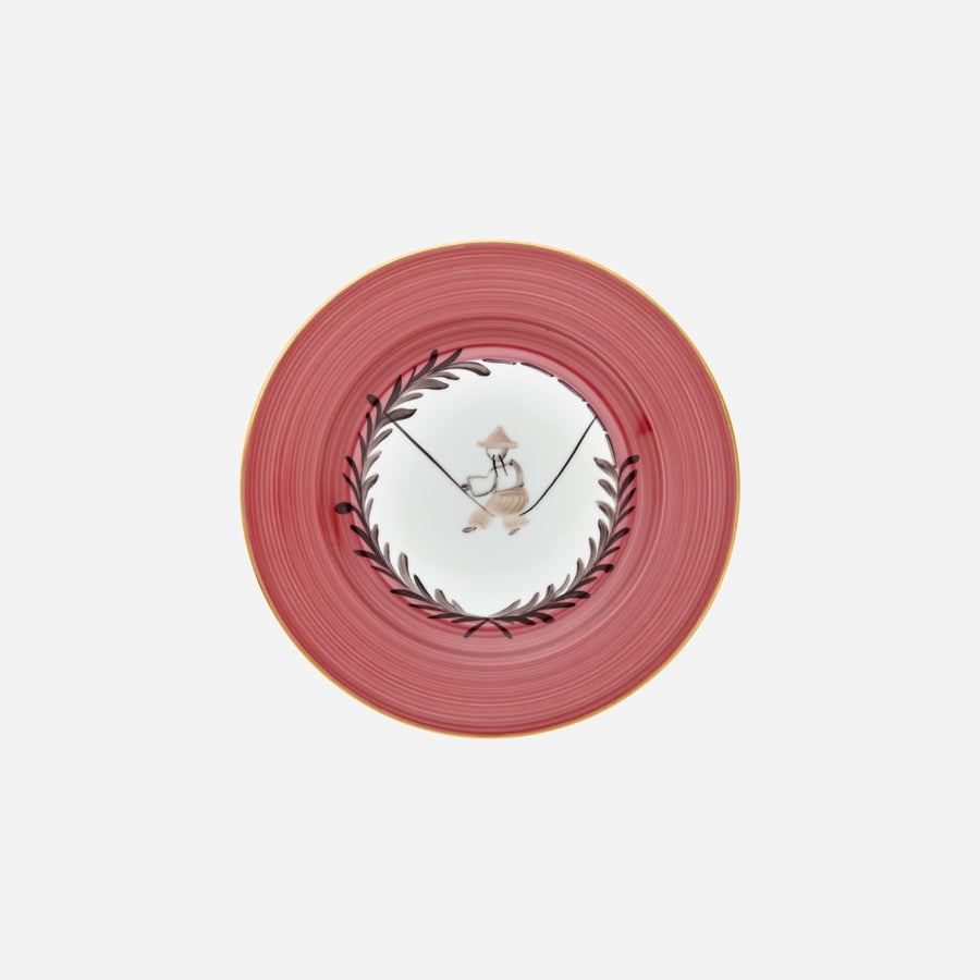 Marie Daâge Indes Galantes Dessert Plate - Raspberry