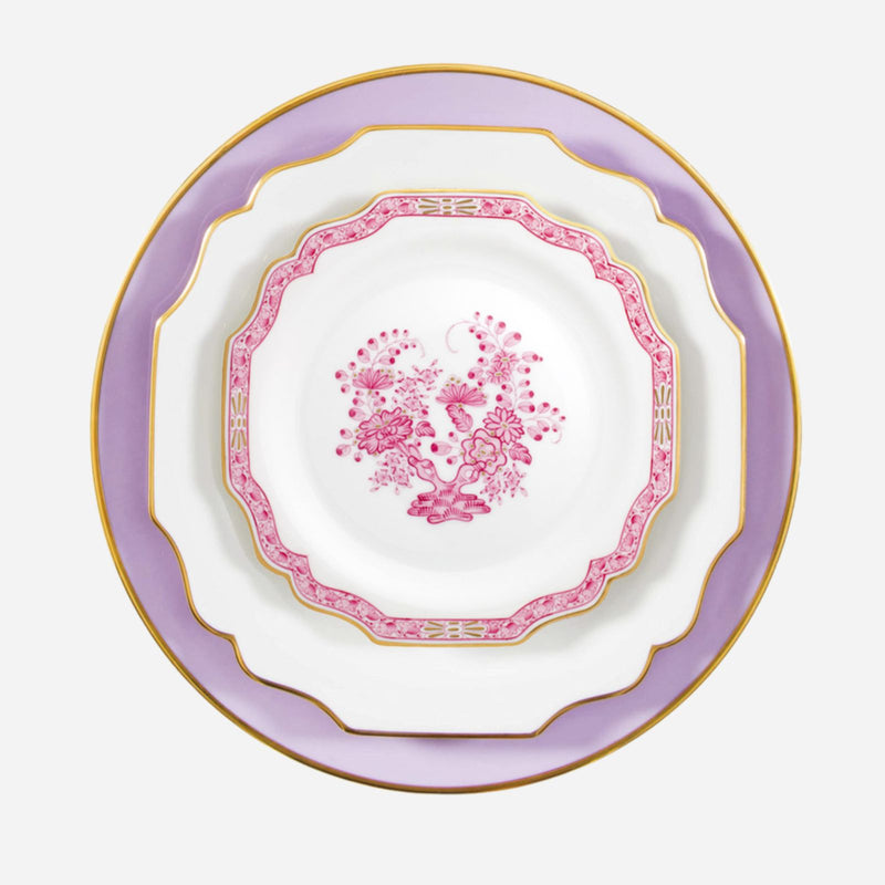 Indian Flower Bouquet Dessert Plate