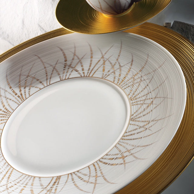 J.L Coquet Toundra Gold Dinner Plate