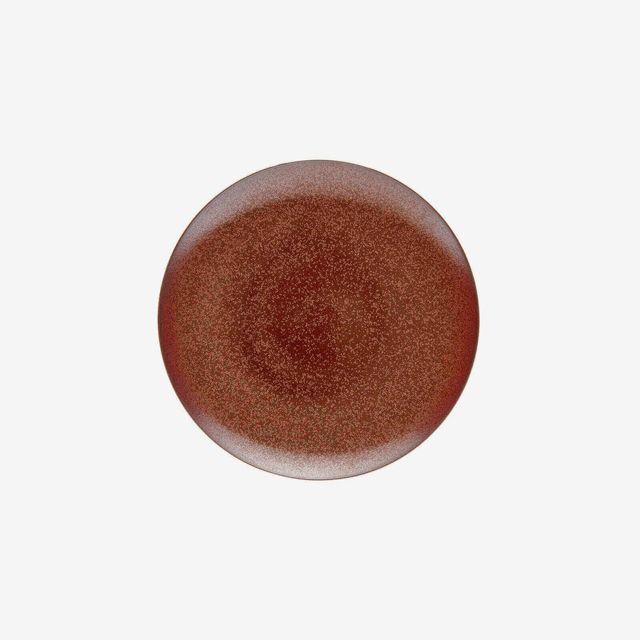 Jaune de Chrome Granite Rouge Dessert Plate