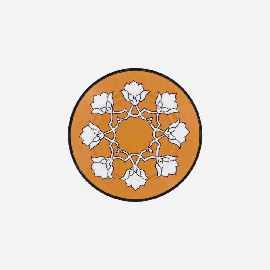 Alberto Pinto Jaipur Bread Plate Burnt Orange