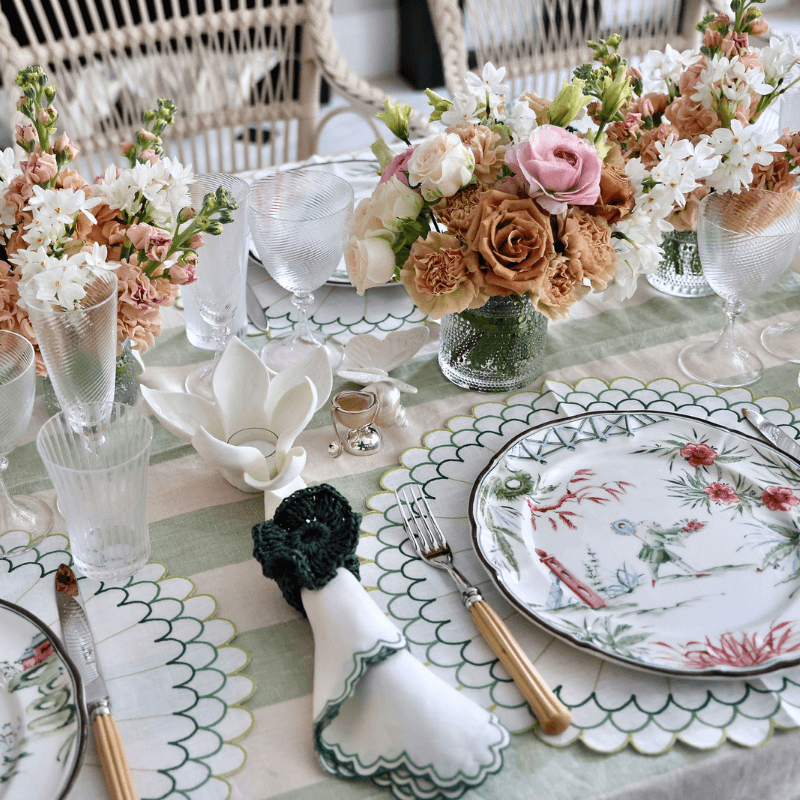 Mother of Pearl & Silver Shell Salt Cellar with Spoon