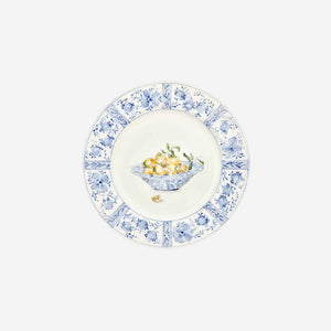 Basket with Lemons Dinner Plates - Set of 4