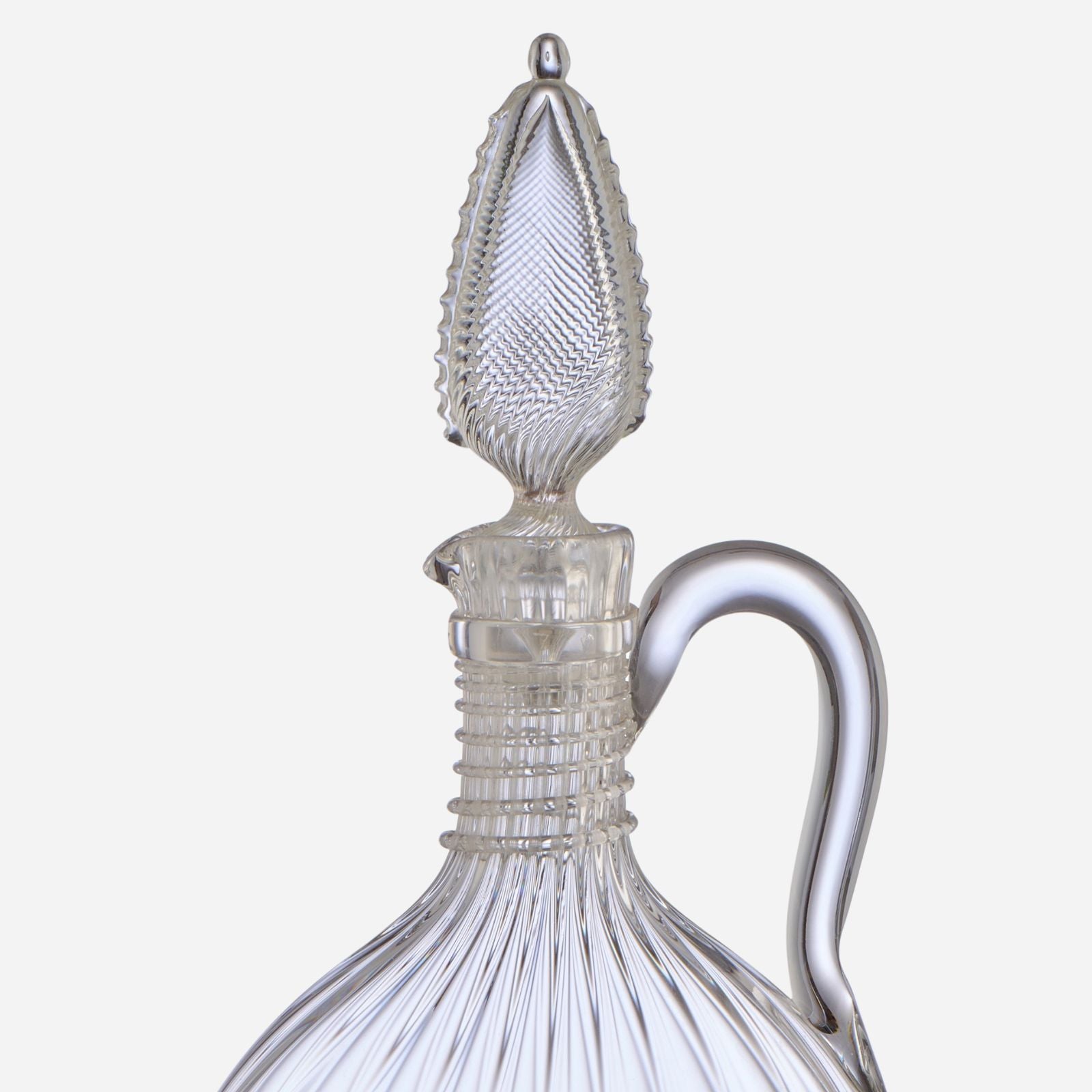 An Antique James Powell & Sons Crystal Carafe